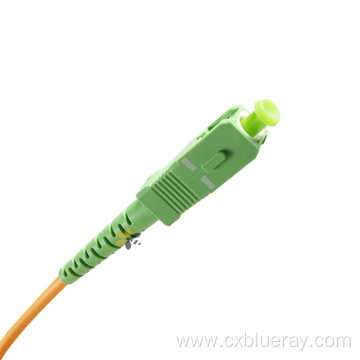 Duplex OM4 fiber optic patch cord